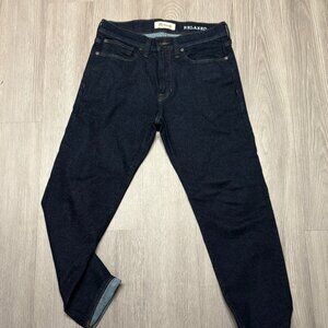 Madewell Men's Relaxed Taper Jean 30x30 in Dark Rinse Wash